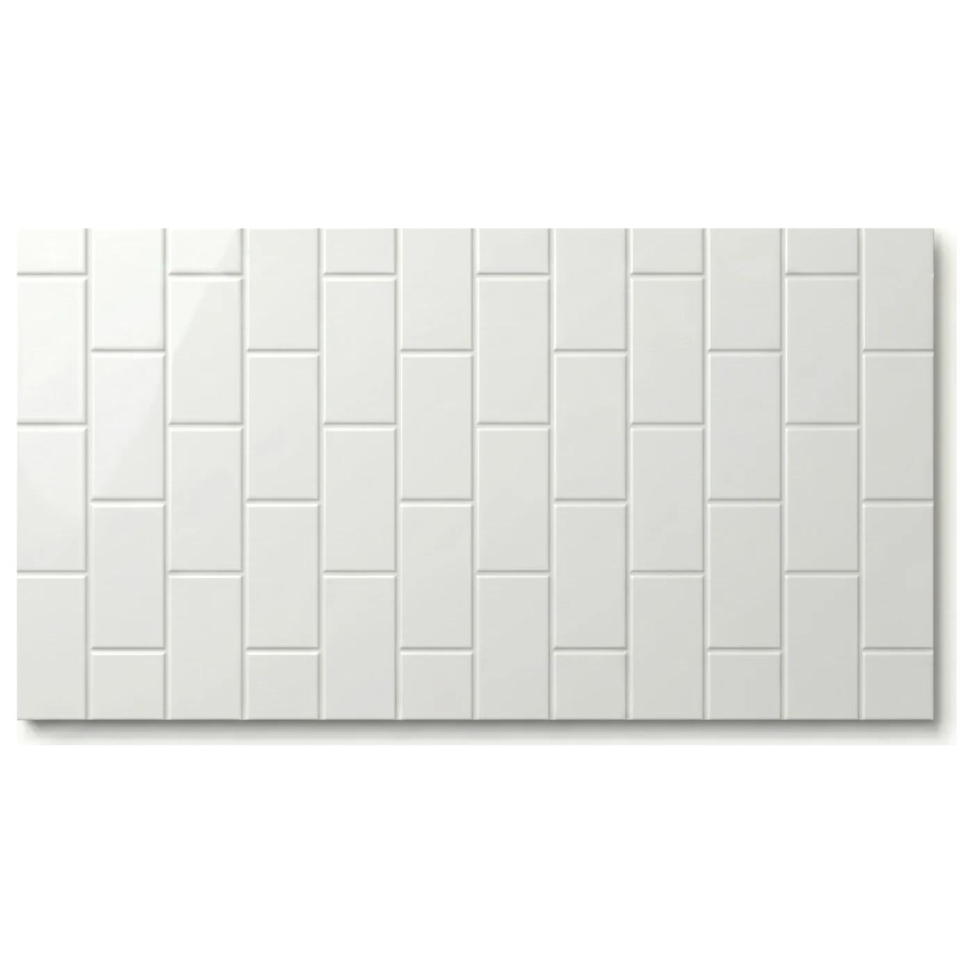 ARSTAR Vertical Brick 3x6 cultured marble shower panel