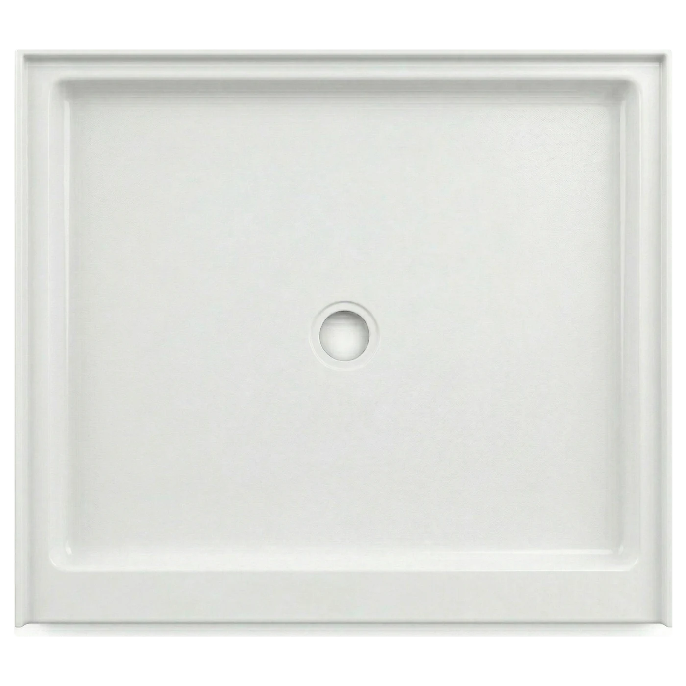 ARSTAR 36"×48" Center Drain cultured marble shower pan